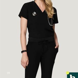 Black Mandala Scrub Set